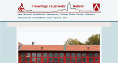 Desktop Screenshot of feuerwehr-nehren.de